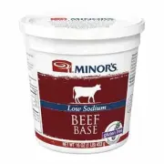 Nestle Minors Low Sodium Beef Base , Gluten Free (1 lb. Packs, 6 Per Case)