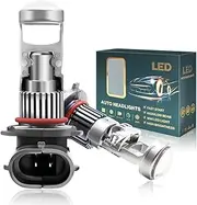 Juren 2pcs 9005 9006 9012 Light Bulb, 20000LM 800% Brighter, H7 Combo with 15000RPM Cooling Fan, 6500K White,Fog Light Bulbs Plug and Play (9005 9006 9012)