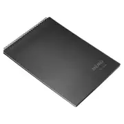 A4 Top Spiral Lined Notebook 80 Sheets Ruled Paper Hardcover Memo Pad Black