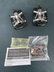 VENZO Multi-Use Compatible with Shimano SPD Clips Mountain Bike Bicycle Pedals
