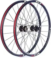 Disc Brake Carbon Fiber Hub Mountain Bike Wheelset 26 27.5 29 Inch Thru Axle MTB Bicycle Rimset 9 10 11 Speed Cassette Flat Spokes 24H (Color : Black, Size : 27.5inch)