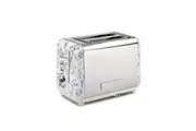 Laura Ashley Stainless Steel 2 Slice Home/Kitchen Compact Toaster Wild Meadow