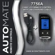 Automate 7756A 2-Way LCD Remote Control With USB Cable And Manual For The 4606A