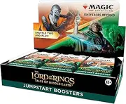 Magic the Gathering The Lord of The Rings Tales of Middle Earth Jumpstart Boosters Card Game (18 Boosters Per Display)