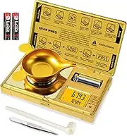 High Precision Milligram Scale,50g/0.001g Digital Mini Pocket Gram Scale,Mg Scale for Weighing Powders,Jewelry, Medicine, Gem, Reloading,Gold Scale with Cal Weight, Tweezer and Tray