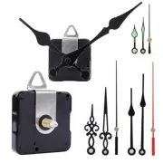 2 Pack Non Ticking Clock Mechanism with 4 Pack Clock Hands Clock Movement Mot...