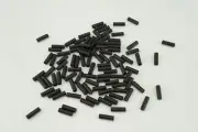 Bag of (100) New Jagwire 4mm Black Nylon Open End Caps CC115-4F Ships FREE