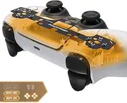 eXtremeRate Face Clicky Kit V3 for PS5 Controller BDM-010 BDM-020 Face Buttons, Custom Hard Silicone Tactile Switch Dpad Action Buttons Mouse Click Kit for PS5 Controller BDM 010 020 - NO Controller