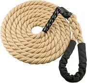 Oshhni Gym Climbing Rope,Fitness Rope, Professional 1.5'' in Diameter Workout Rope,Jute Rope for Sports Indoor Outdoor Competition