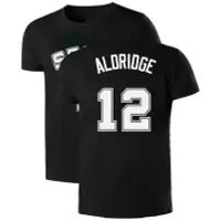 在飛比找Yahoo!奇摩拍賣優惠-🔥LaMarcus Aldridge短袖棉T恤上衣🔥NBA馬