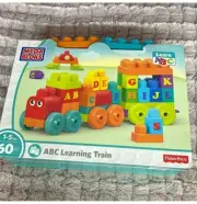 Mega Bloks Building Toys Basics ABC NWT, Learning Train Brand