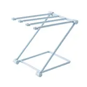 Indoor Folding Drying Rack Space Saving Can Hang Multiple Rags at The Same Time Blue