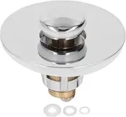 Bathroom Sink Stopper Press Popping Up Anti Clogging Brass Stainless Steel Basin Sink Drain Plug for Home Bathroom 28 38mm