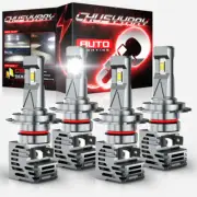 For Hyundai Genesis Coupe 2013-2016 6000K White LED Headlight High Low Bulbs 4X (for: Smart)