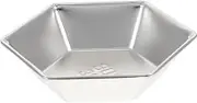 Mikinona 1Pc Hexagonal Sauce Dish Lightweight Seasoning Plate for Dipping Sauces Kimchi Vegetables and Condiments Use