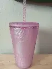 Starbucks 16oz Pink Links Design