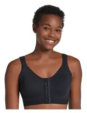 [Leonisa] Wireless Front Open Bra in Black