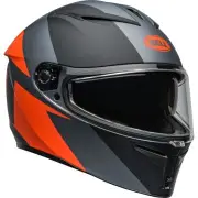 Lithium Shear Matt Grey Orange Full Face Helmet