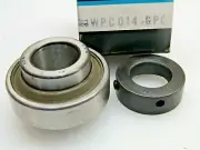 Federal Mogul Bower WPC014-GPC .875" X 2.047" Insert Bearing w/ Lock Collar