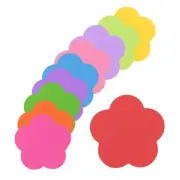120 Pack Flower Cutouts Paper Bulletin Board Decorations Multi-Color 3.4x3.4"