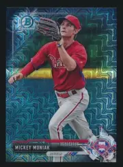 MICKEY MONIAK 2017 BOWMAN CHROME PROSPECTS MEGABOX REFRACTOR RC *PHILLIES*