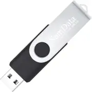 8GB USB 2.0 Flash Drive W/ LED Indicator - Black Thumb Drive Memory Stick 1 Pack