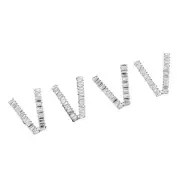 4PCS Shoe Decoration Shoe Zircon Shoe Clip Pins Women Accessories