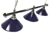 Pool Snooker Billiard Table Chrome Light (3 x Blue Shades) 61 Inch