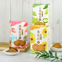 在飛比找momo購物網優惠-【義美 門市限定】Premium 台灣綠茶餅+錫蘭紅茶餅+葵