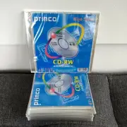 6 Princo Rewritable CD-RW High Speed Sealed 650MB 74min Discs Slim Case