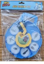 NEW! ~ PBS KIDS ~ BLUE "WILD KRATTS BUG VIEWING KIT ~ WITH MAGNIFYING GLASS