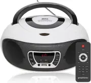 Stereo BoomBox Portable CD Player Radio With USB, MP3 Player