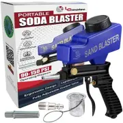 LE LEMATEC Soda Blaster/Sand Blaster Gun Kit for Air Compressor; Pneumatic La...