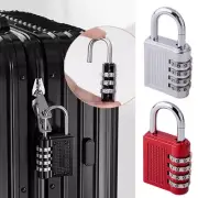 4 Digit Combination Lock Password Padlock for School Travel Gym Luggage Locker