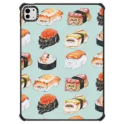 iPad Pro 11-inch (M4) iPad Impact Case Sushi Persian Cat Watercolor