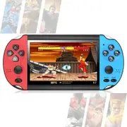 Game Console Handheld 4.3 Inch Retro Games Built-in Classic System Rechargeable Battery Portable Style Nostalgic Entertainment Fun