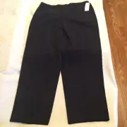 Size 16 Husky George uniform pants flat front navy blue new boys