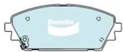 Bendix Front Brake Pad Set for Mazda 3 BP, BP2H, BP2S 2.5L PY-VPS Petrol 2019/On (for: Mazda)