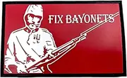 Fix Bayonets Airsoft Paintball PVC Morale Patch
