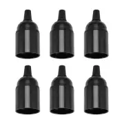 6-Pack Bakelite Lamp Holder E26/ E27 Light Socket Vintage Bulb Socket ES6937
