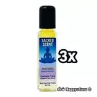 “Patchouli” 3 Bottles Sacred Scent Perfume Oil 8.5ml Bottle Dab-On