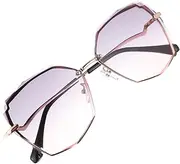 [VANZACK] 1Pair Stylish Sunglasses for Parties Creative Eyewear with Frame Gradient Lenses Comfortable Fit UV Protection Classic Sun Glasses for Men Women