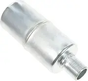 Lawn Tractor Lawn Mower Accessory for Vertical Engine Pit Mufflers Kit Lawnmower 3/4 Inch Threaded Galvanized Steel Silver