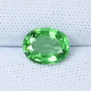 1.75 ct TOP GRADE GREEN / NATURAL TSAVORITE GREEN GARNET - Oval Gems Video !!