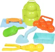ibasenice 1Set Adorable for Compact Maker Includes Snowman Mold Clips Lightweight Outdoor Fun for