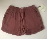Cynthia Rowley Pink Blush Cotton Shorts Womens XS With Pockets