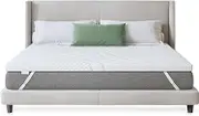 Novilla Mattress Topper 140 x 200 5 cm Height Gel Topper Memory Foam Mattress Topper for Box Spring Bed Caravan Sofa Bed Mattress Topper Cover Washable Oeko-Tex