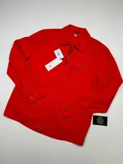 BNWT CP Company Gabardine metropolis overshirt - Red -Medium / 21” p2p