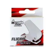 Formula Sports Flight Hole Punch/Dart Wing Shaft Ring Puncher Accessory White