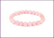 NATURAL ROSE QUARTZ STONE BRACELET